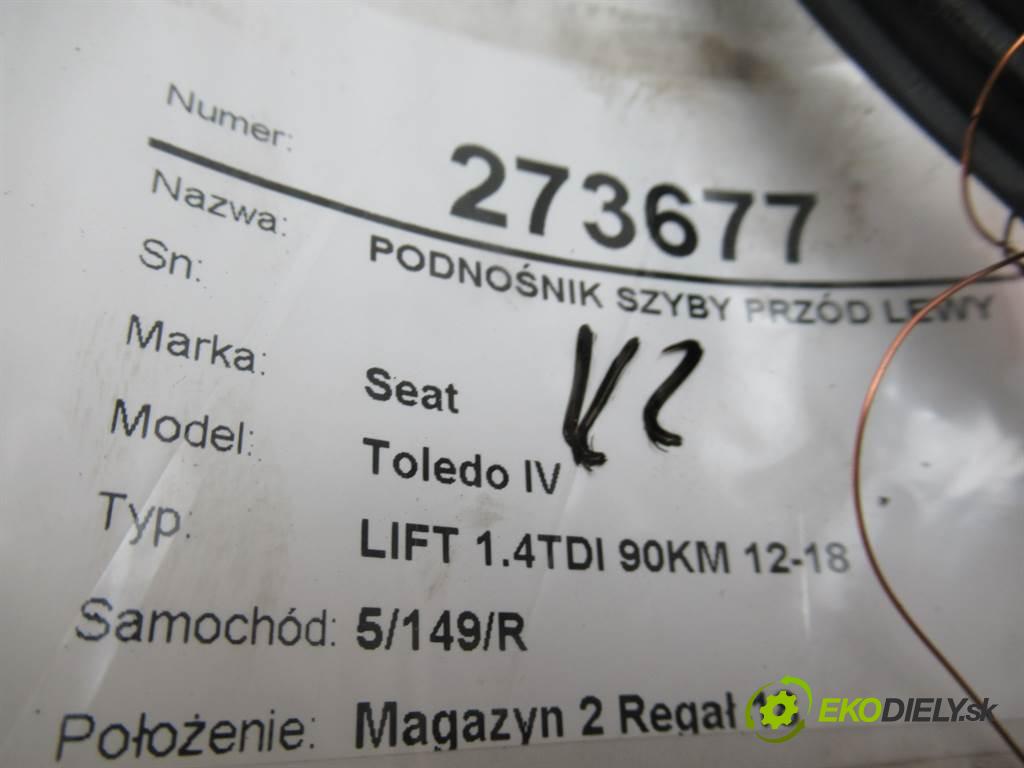 Seat Toledo IV  2016  LIFT 1.4TDI 90KM 12-18 1400 mechanismus okna přední část levý 6V1959801B