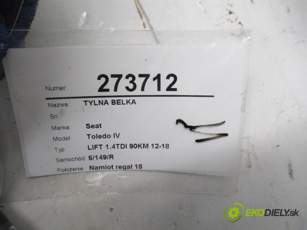 Seat Toledo IV  2016  LIFT 1.4TDI 90KM 12-18 1400 zadná Výstuha  (Výstuhy zadné)