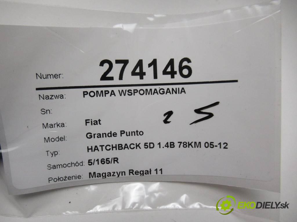 Fiat Grande Punto  2008 57 kW HATCHBACK 5D 1.4B 78KM 05-12 1400 Pumpa servočerpadlo 26117861 (Servočerpadlá, pumpy riadenia)