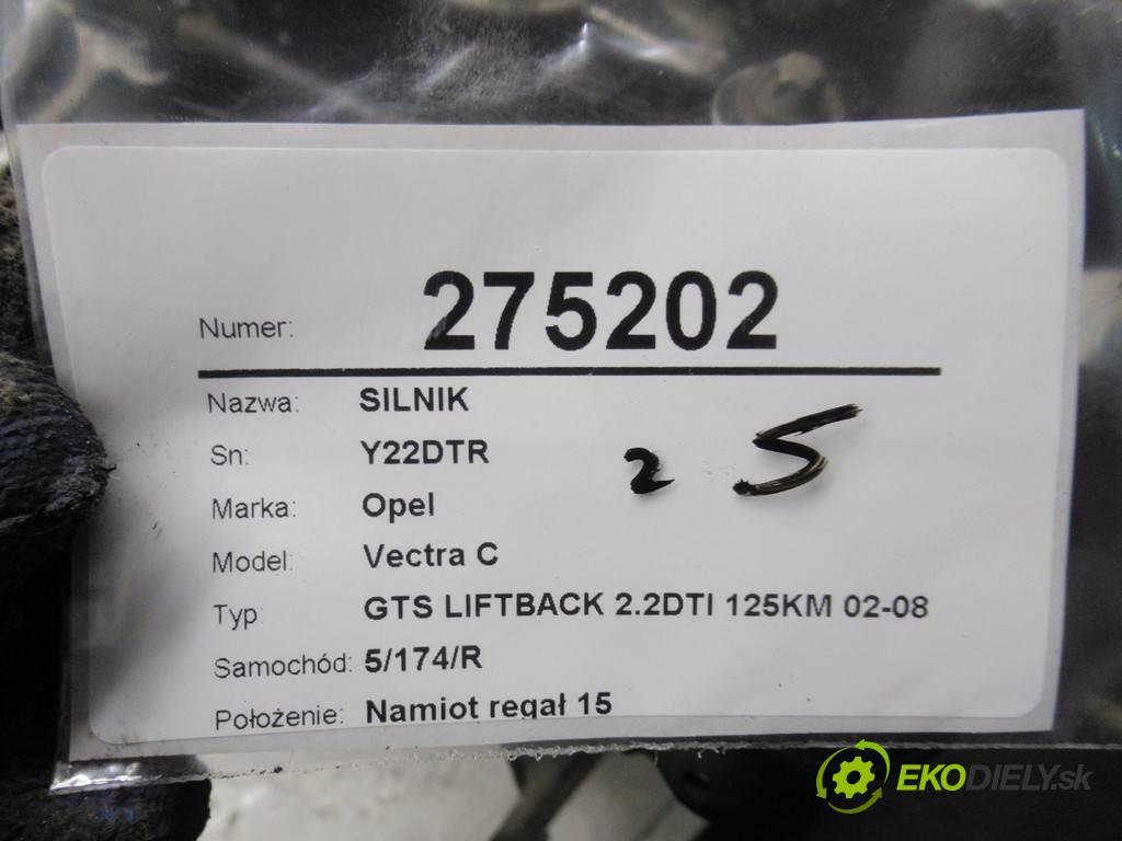 Opel Vectra C  2003 92 kW GTS LIFTBACK 2.2DTI 125KM 02-08 2200 Motor Y22DTR  (Motory (kompletné))