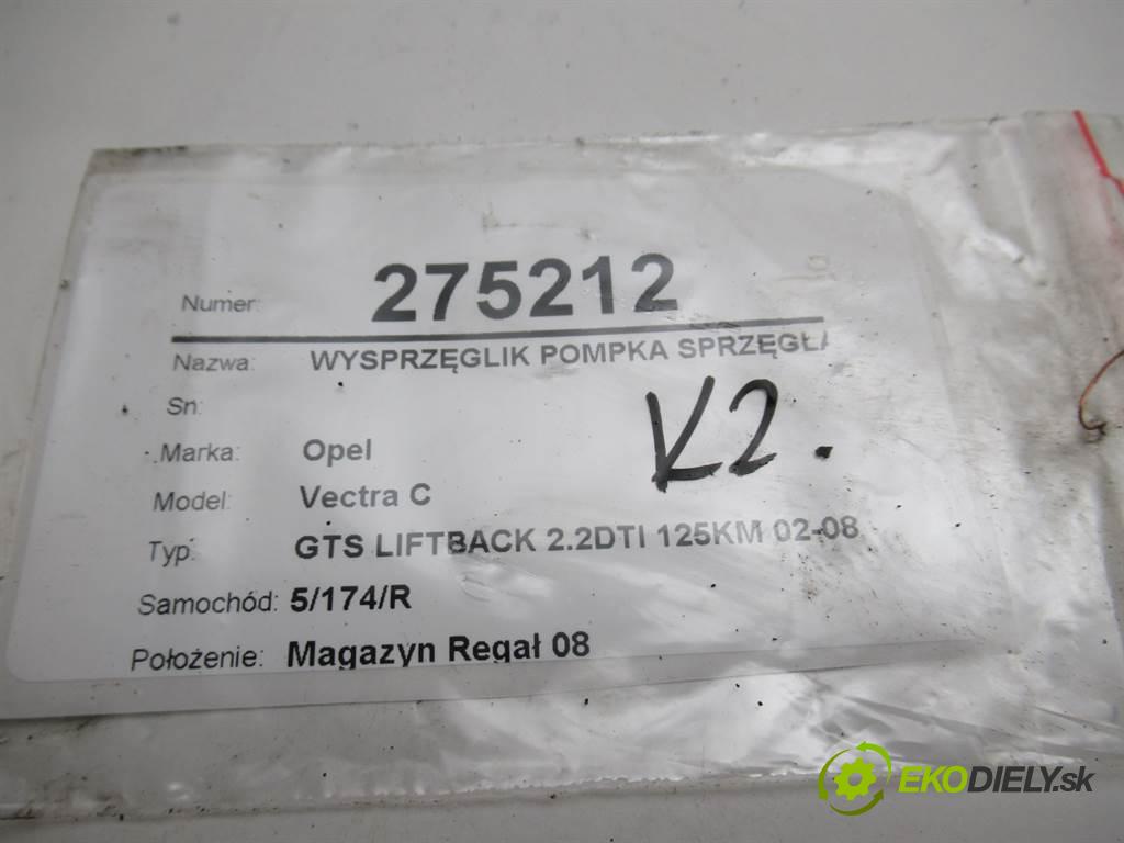 Opel Vectra C  2003 92 kW GTS LIFTBACK 2.2DTI 125KM 02-08 2200 Spojkový valec pumpa spojky 24412670 (Valce a ložiská)