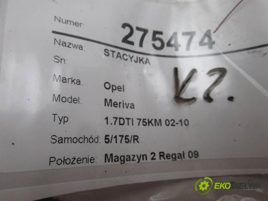 Opel Meriva  2004 55kw 1.7DTI 75KM 02-10 1686 spínačka 13168306 (Spínací skříňky a klíče)