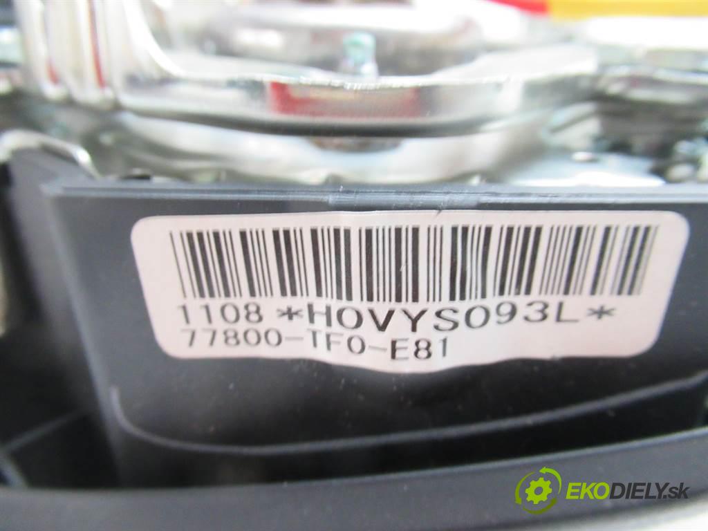 Honda Jazz III  2009 66 kW HATCHBACK 5D 1.2 VTEC 90KM 07-14 1200 AirBag - volantu 77800-TF0-E81 (Airbagy)