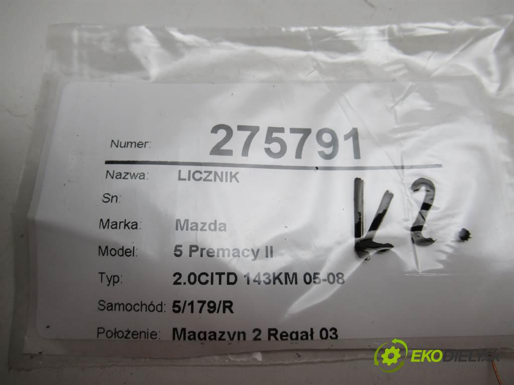 Mazda 5 Premacy II  2006 105 kW 2.0CITD 143KM 05-08 2000 Prístrojovka C23555430 (Prístrojové dosky, displeje)