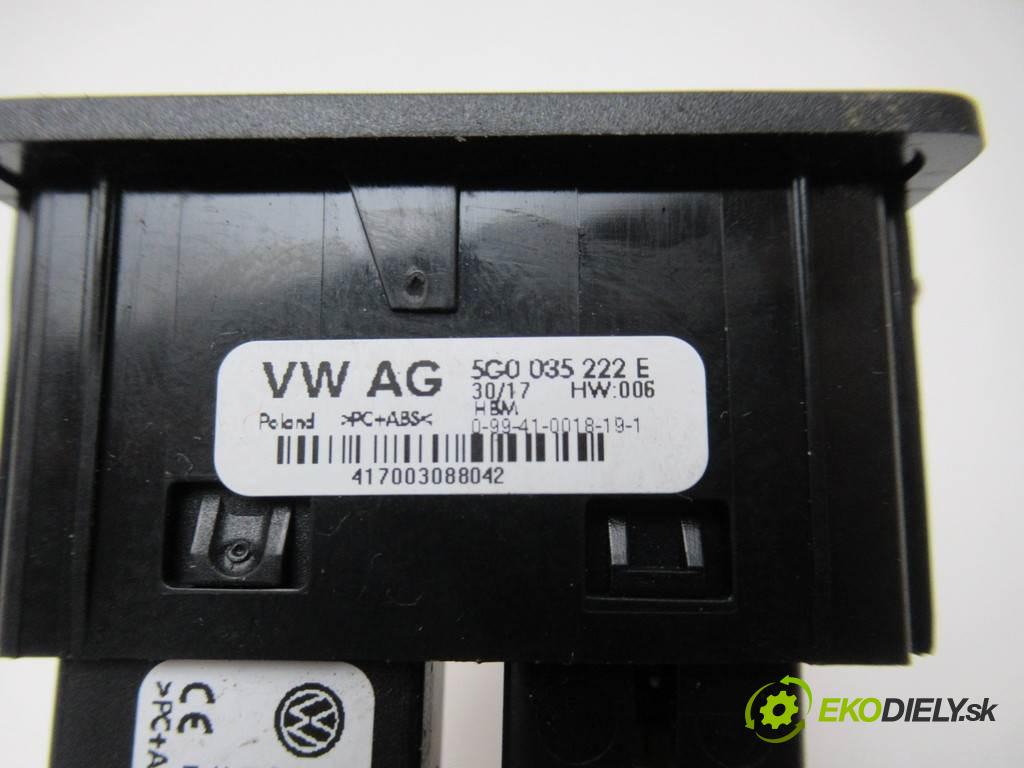Volkswagen Golf VII LIFT    HATCHBACK 5D 1.0TSI 86KM 12-20  zásuvka PORT USB AUX 5G0035222E