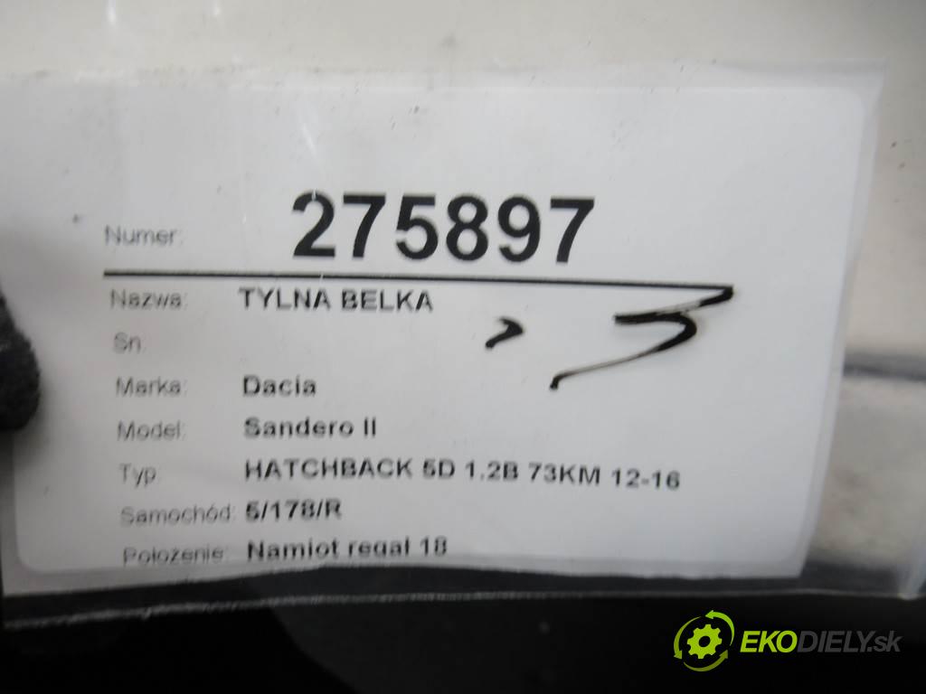 Dacia Sandero II  2015 54 kW HATCHBACK 5D 1.2B 73KM 12-16 1100 zadní část výztuha 555012648R