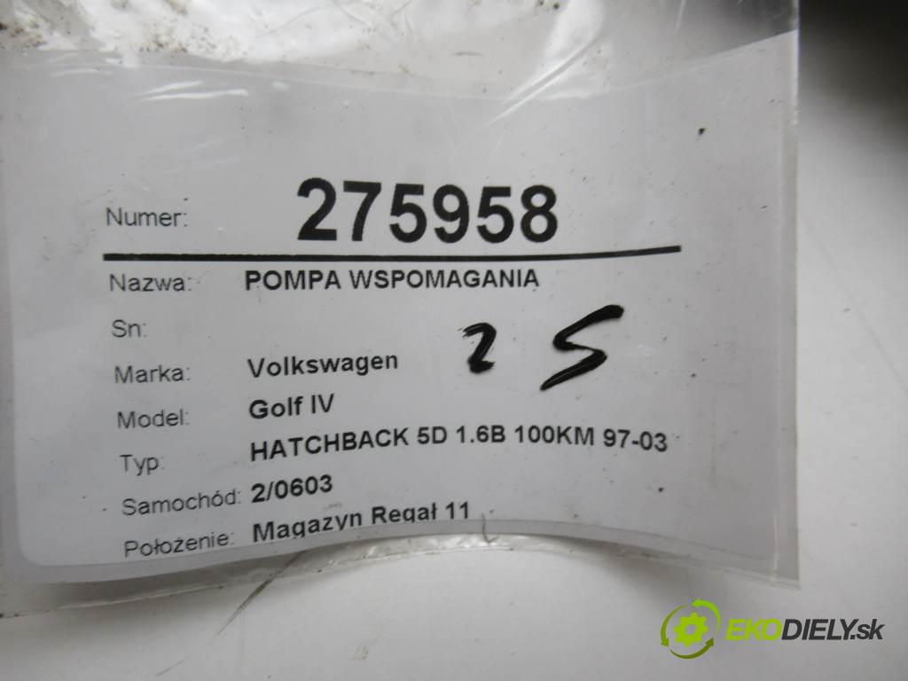 Volkswagen Golf IV  1998 74 kW HATCHBACK 5D 1.6B 100KM 97-03 1600 pumpa servočerpadlo  (Servočerpadlá, pumpy řízení)
