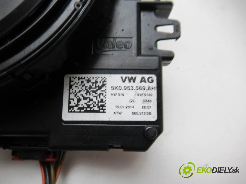 Seat Altea XL    1.4TSI 125KM 04-15  kroužek slimák airbag 5K0953569AH (Airbagy)