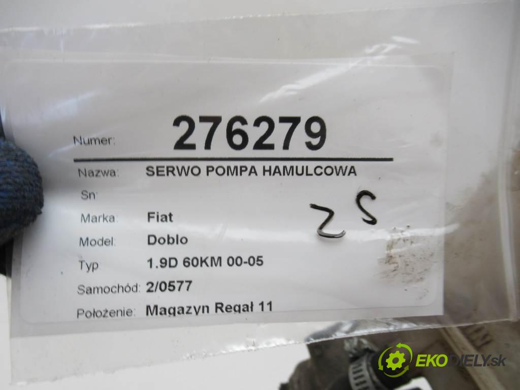 Fiat Doblo  2001 46 kW 1.9D 60KM 00-05 1900 Posilovač Pumpa brzdová 46747935 (Posilňovače bŕzd)