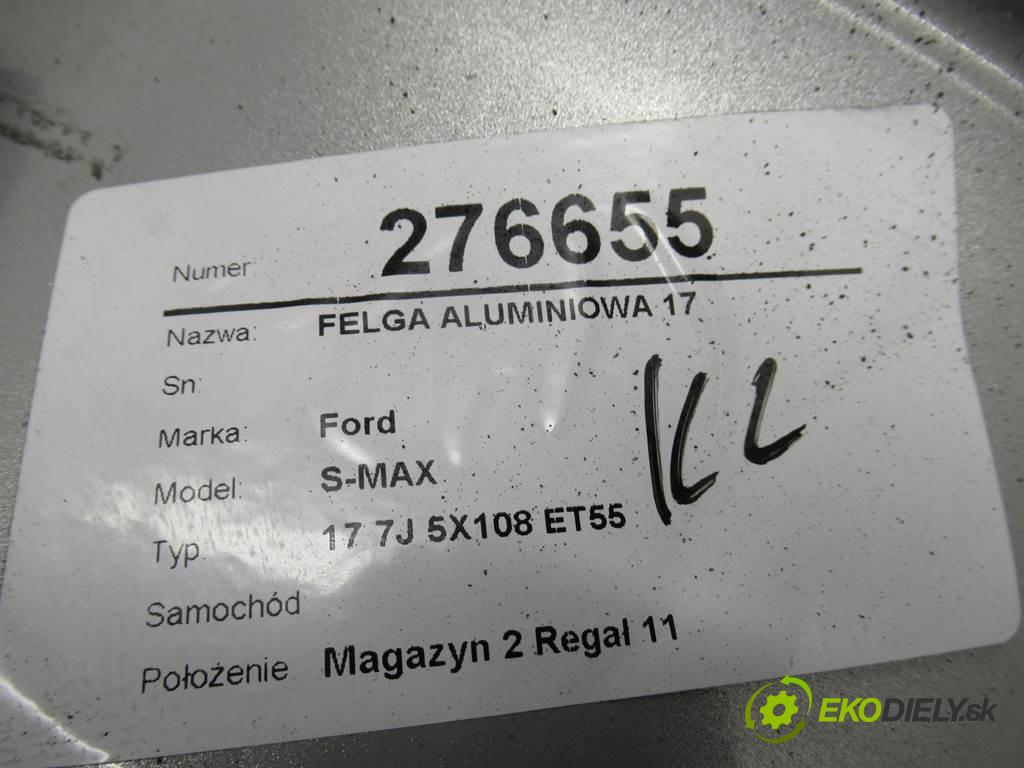 Ford S-MAX    17 7J 5X108 ET55  disk - 17  (Hliníkové)