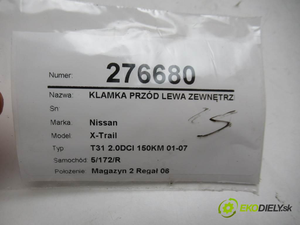 Nissan X-Trail  2011 110 kW T31 2.0DCI 150KM 01-07 2000 Kľučka predný ľavá strana vonkajšia  (Vonkajšie predné ľavé)