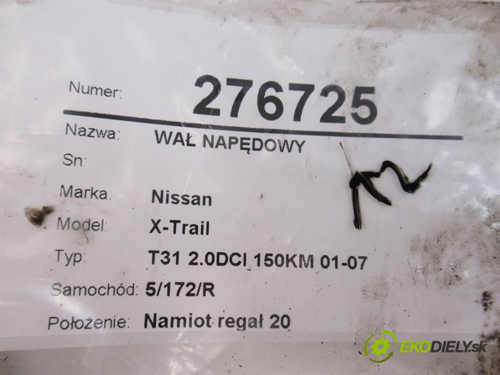 Nissan X-Trail  2011 110 kW T31 2.0DCI 150KM 01-07 2000 Kardaň, hriadeľ hnací 37000-JG70A (Kardaňové hriadele)