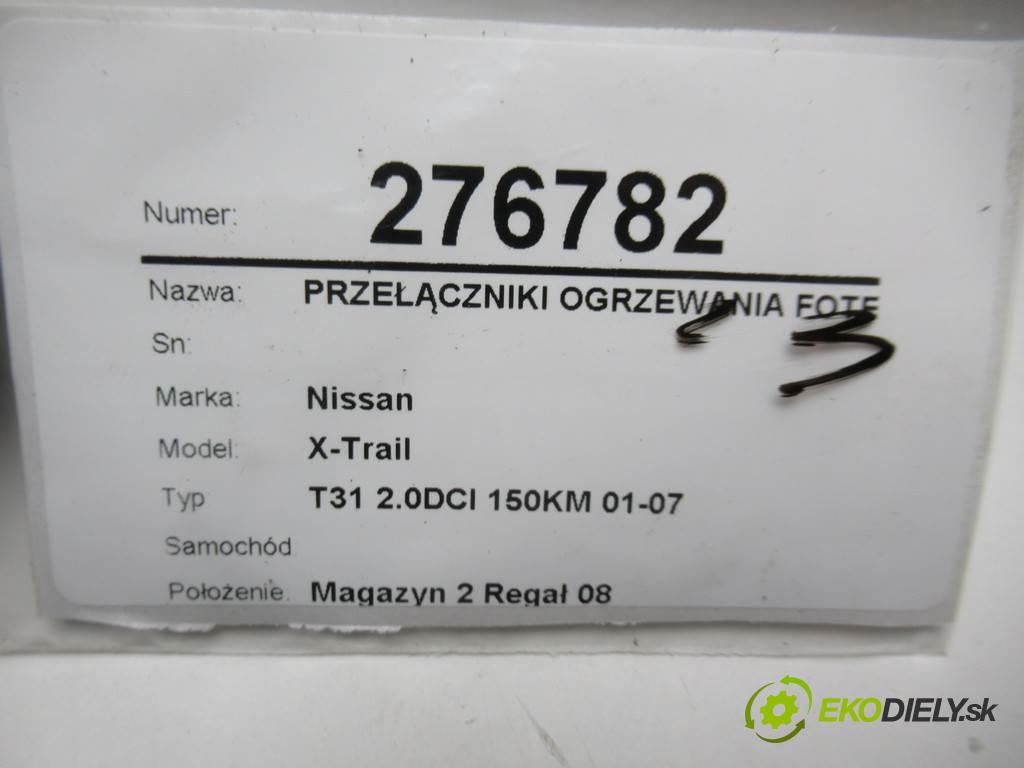 Nissan X-Trail    T31 2.0DCI 150KM 01-07  Prepínač ohrievania, vyhrievania sedačky 96941JG00A
