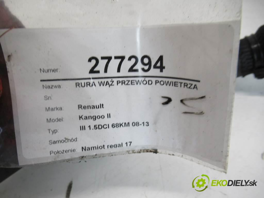 Renault Kangoo II    III 1.5DCI 68KM 08-13  Rúra hadice trubka vzduchu 8200874705 (Hadice chlazení vzduchu)