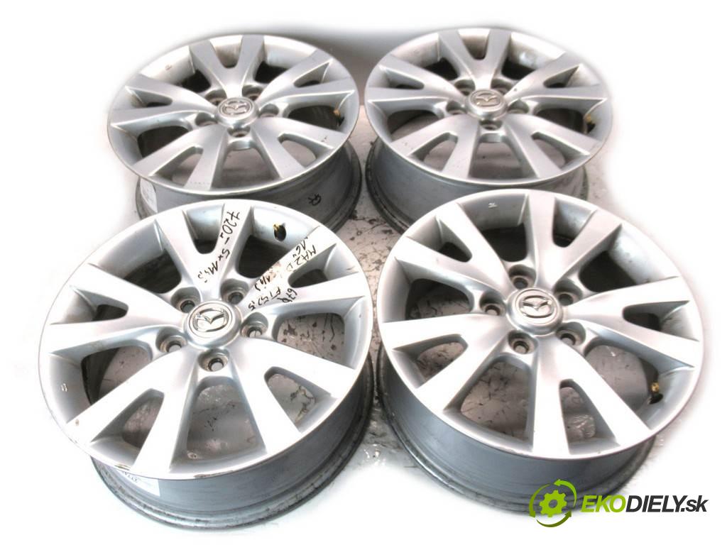 Mazda     16 6,5J 5X114,3 ET52,5  disky hliníkové - 16  (Hliníkové)