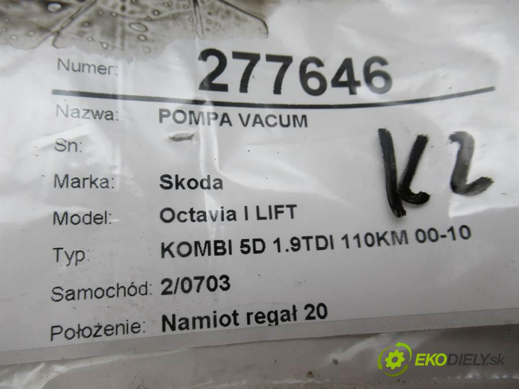 Skoda Octavia I LIFT  2002 81 kW KOMBI 5D 1.9TDI 110KM 00-10 1900 pumpa vakuová 038145101B