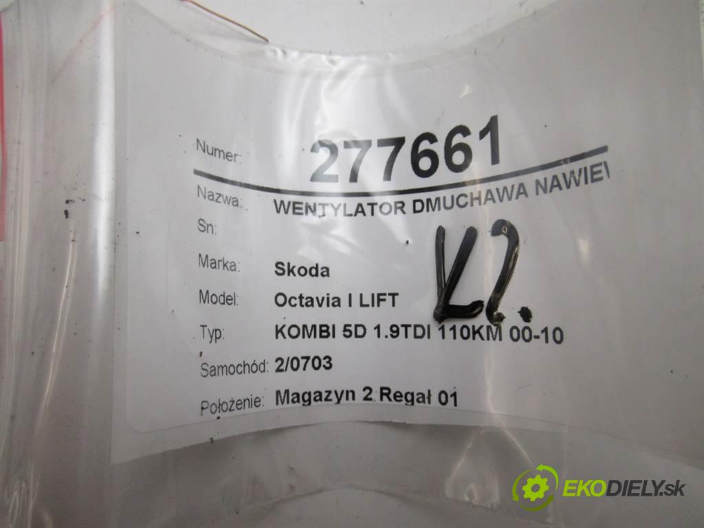 Skoda Octavia I LIFT  2002 81 kW KOMBI 5D 1.9TDI 110KM 00-10 1900 Ventilátor ventilátor kúrenia 1J1819021B (Ventilátory kúrenia)
