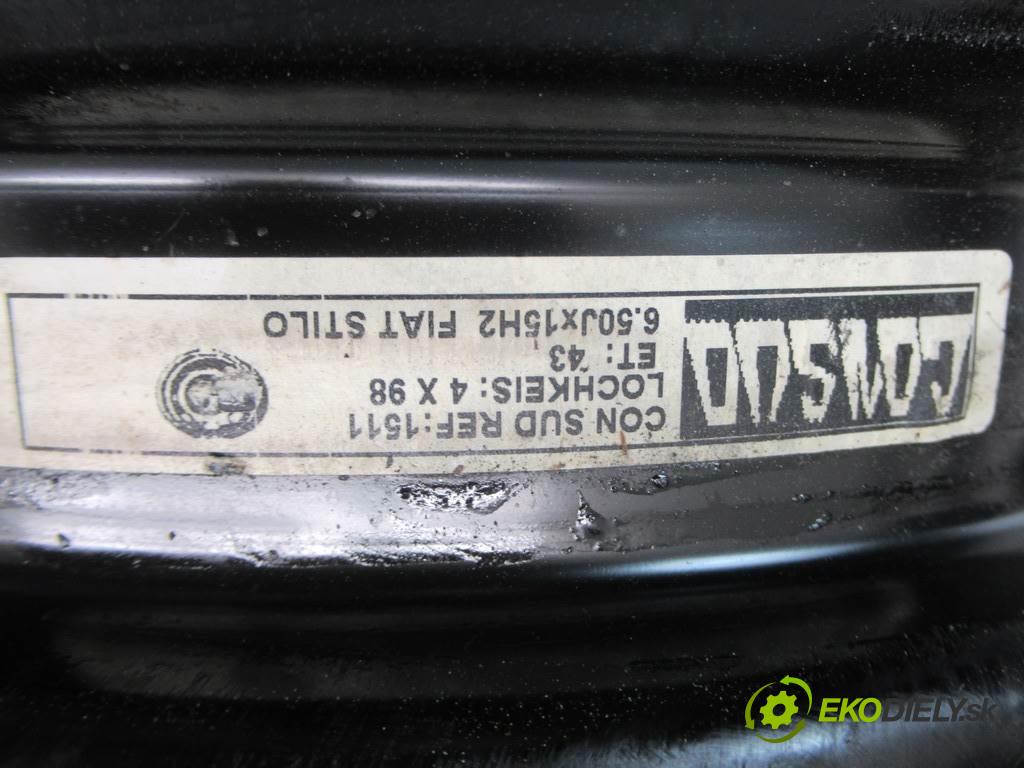 Fiat Stilo    15 6,5J 4X98 ET43  disky plechové - 15  (Plechové)