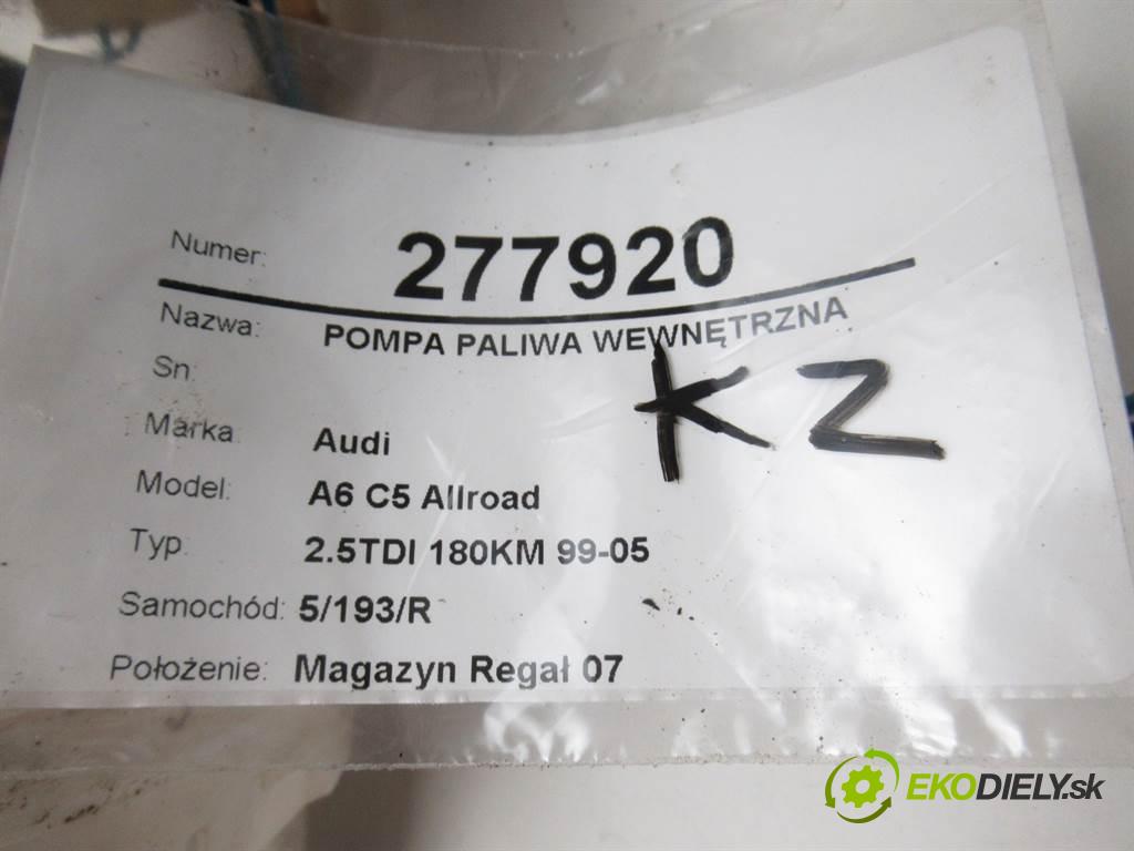 Audi A6 C5 Allroad  2004 132 kW 2.5TDI 180KM 99-05 2500 pumpa paliva vnitřní  (Palivové pumpy, čerpadla)