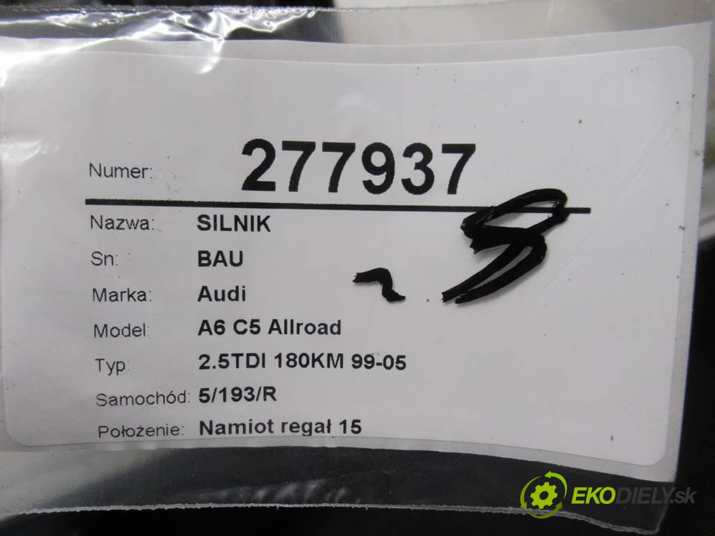 Audi A6 C5 Allroad  2004 132 kW 2.5TDI 180KM 99-05 2500 motor BAU (Motory (kompletní))