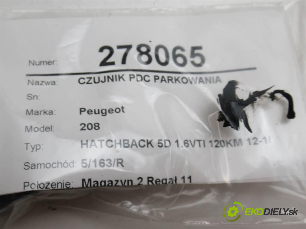 Peugeot 208  2013 88 kW HATCHBACK 5D 1.6VTI 120KM 12-15 1600 Snímač PDC - 9675202477G5 (Snímače)