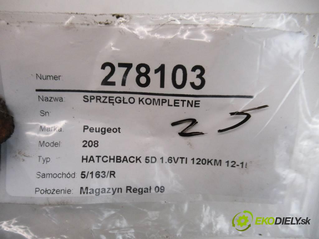 Peugeot 208  2013 88 kW HATCHBACK 5D 1.6VTI 120KM 12-15 1600 Spojková sada (bez ložiska) komplet 8200556447 (Kompletné sady (bez ložiska))