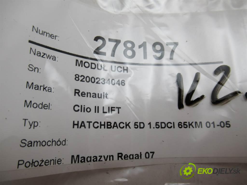 Renault Clio II LIFT    HATCHBACK 5D 1.5DCI 65KM 01-05  Modul UCH P8200234046 (Ostatné)