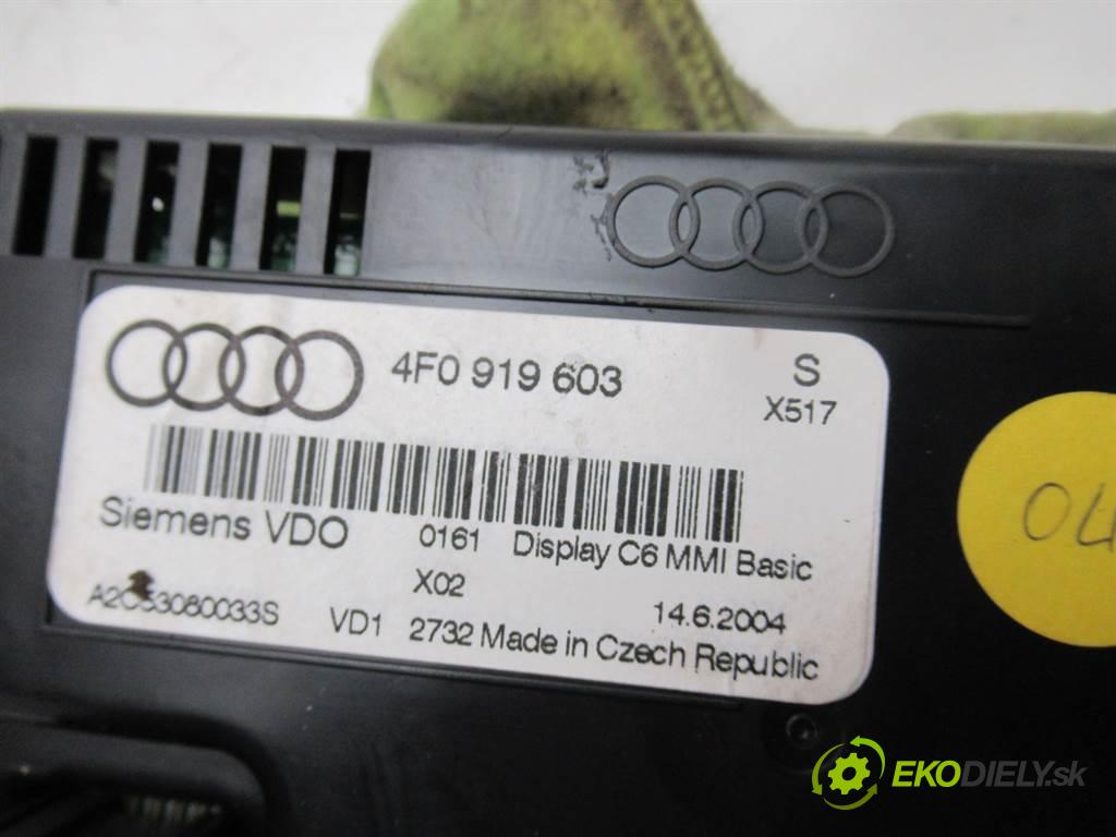 Audi A6 C6  2005 130 kW SEDAN 4D 2.4B 177KM 04-08 2400 Dislpej 4F0919603 (Prístrojové dosky, displeje)