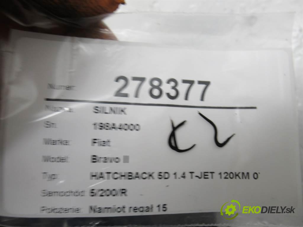 Fiat Bravo II  2008 88 kW HATCHBACK 5D 1.4 T-JET 120KM 07-14 1400 Motor 198A4000 (Motory (kompletné))