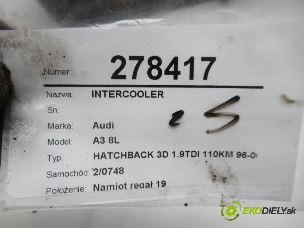 Audi A3 8L  1997 81 kW HATCHBACK 3D 1.9TDI 110KM 96-00 1900 intercooler 1H0146805B (Intercoolery (chladiče nasávaného vzduchu))