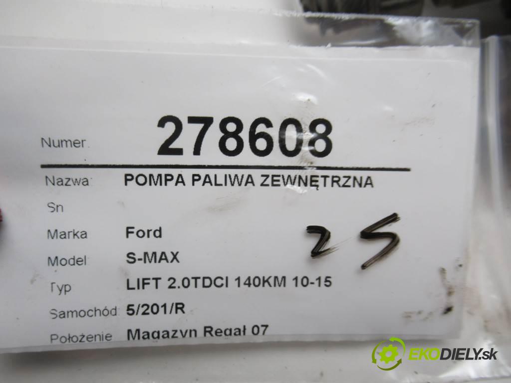 Ford S-MAX  2011 103 kW LIFT 2.0TDCI 140KM 10-15 2000 Pumpa paliva vonkajšia AG9N-9A407-AD (Palivové pumpy, čerpadlá, plaváky)