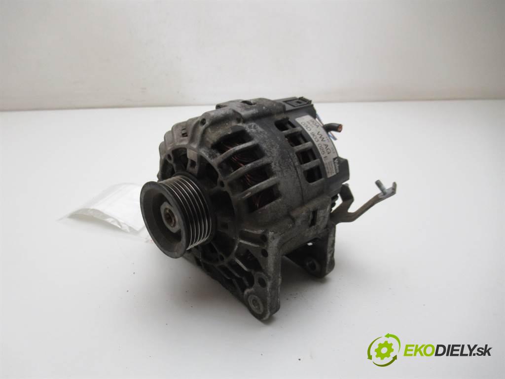 Volkswagen Polo IV 9N  2002 47 kW HATCHBACK 5D 1.2B 64KM 01-09 1200 Alternátor 03D903025E (Alternátory)