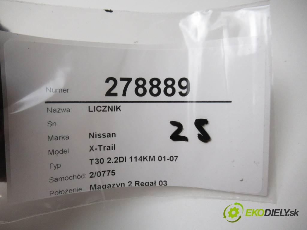 Nissan X-Trail  2002 84kw T30 2.2DI 114KM 01-07 2200 Prístrojovka 9H0159D (Prístrojové dosky, displeje)