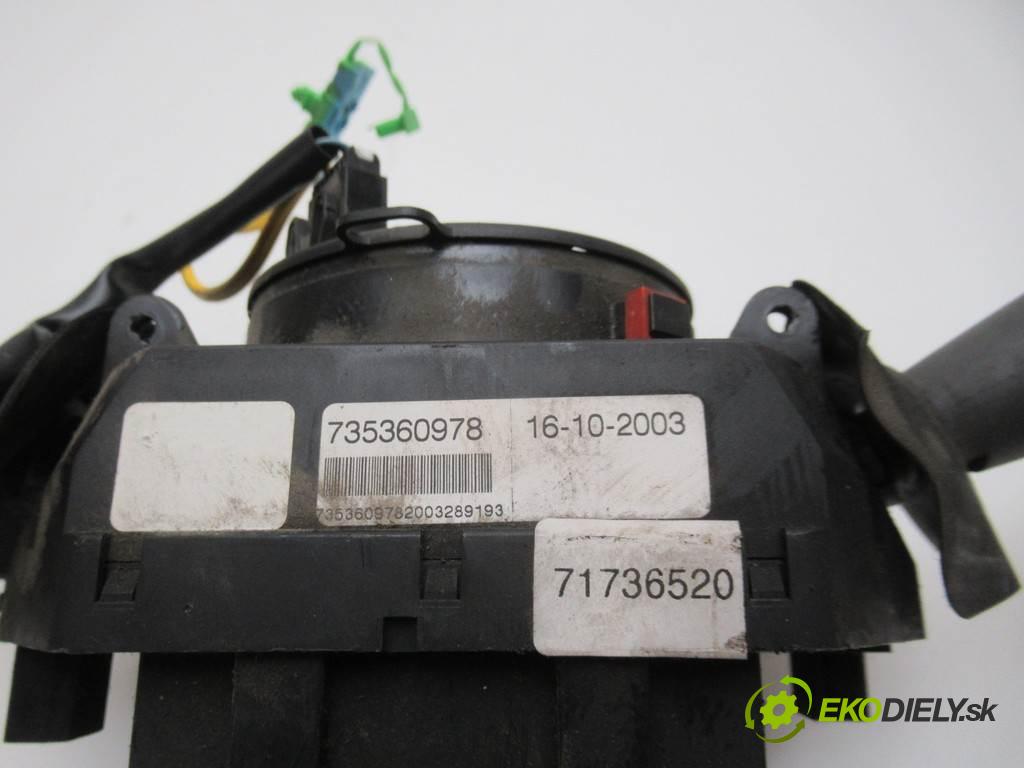 Fiat Panda II  2003 40kw 1.1B 54KM 03-12 1100 Prepínač kombinovaný 735360978 (Prepínače, spínače, tlačidlá a ovládače kúrenia)