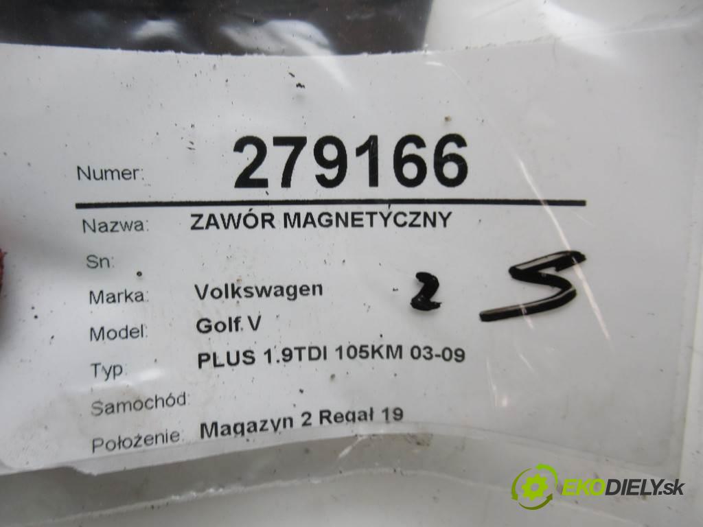 Volkswagen Golf V    PLUS 1.9TDI 105KM 03-09  ventil magnetický 6Q0906625