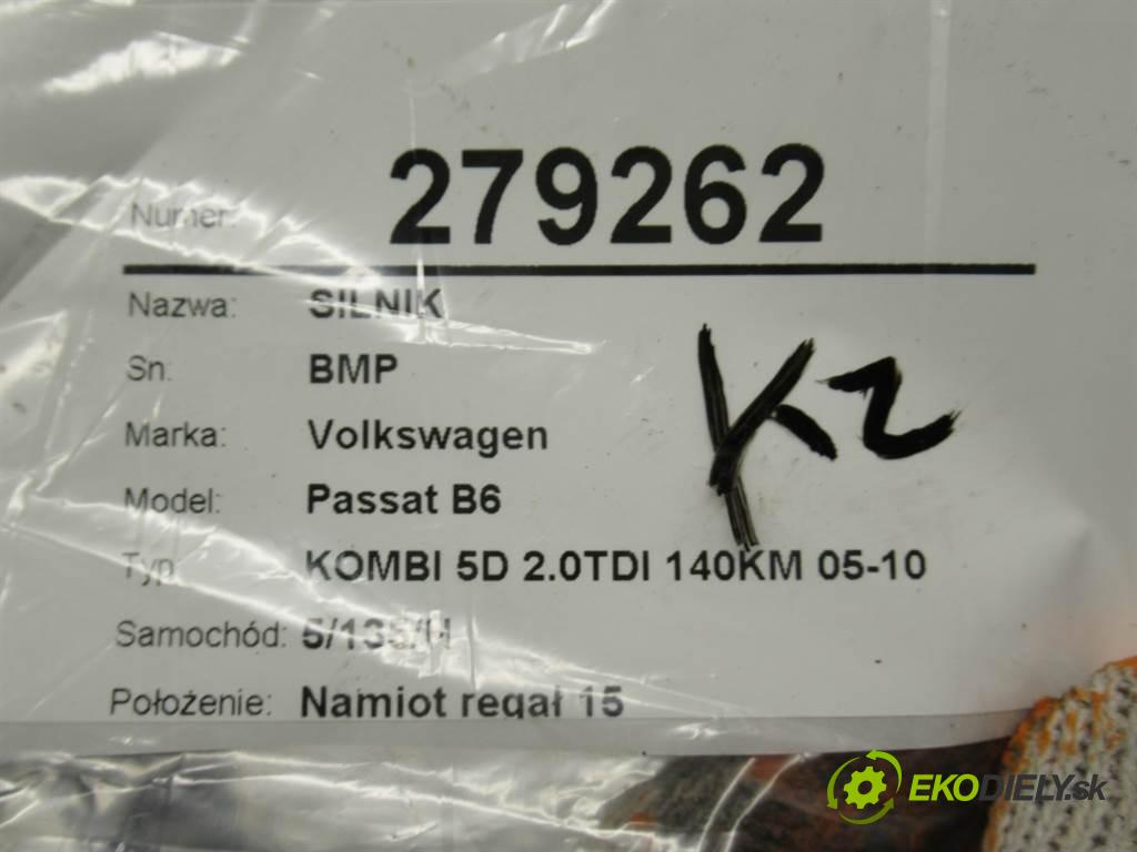 Volkswagen Passat B6  2007 103 kW KOMBI 5D 2.0TDI 140KM 05-10 2000 motor BMP (Motory (kompletní))