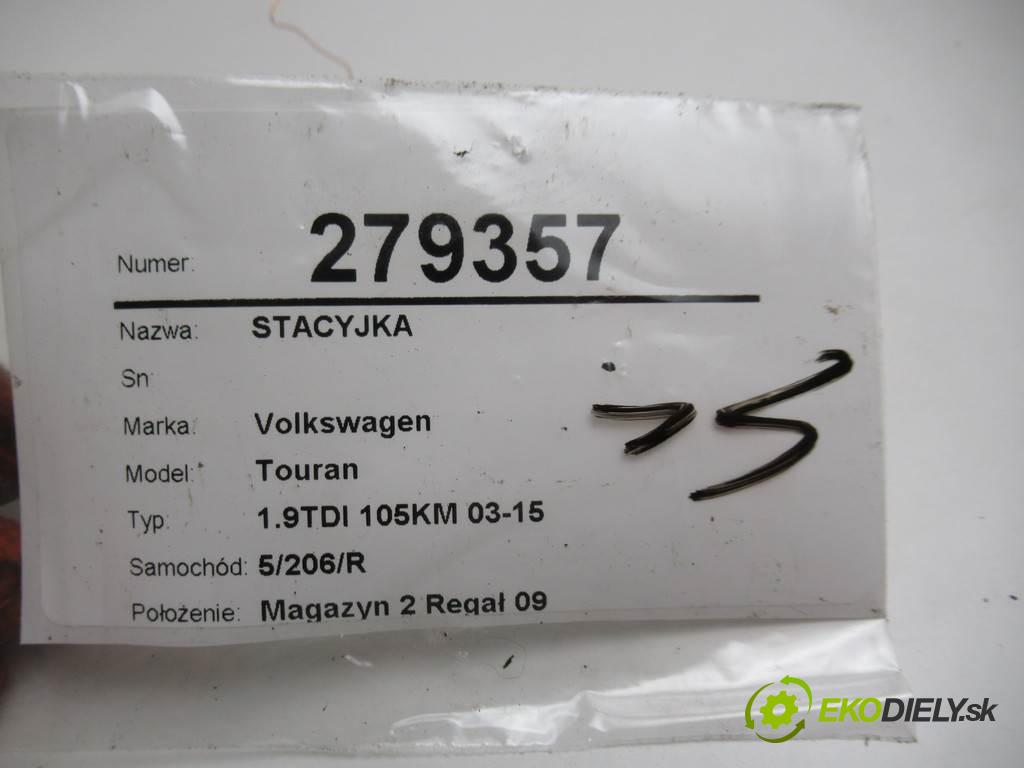 Volkswagen Touran  2006 77kw 1.9TDI 105KM 03-15 1869 spinačka 1K0905851B (Spínacie skrinky a kľúče)