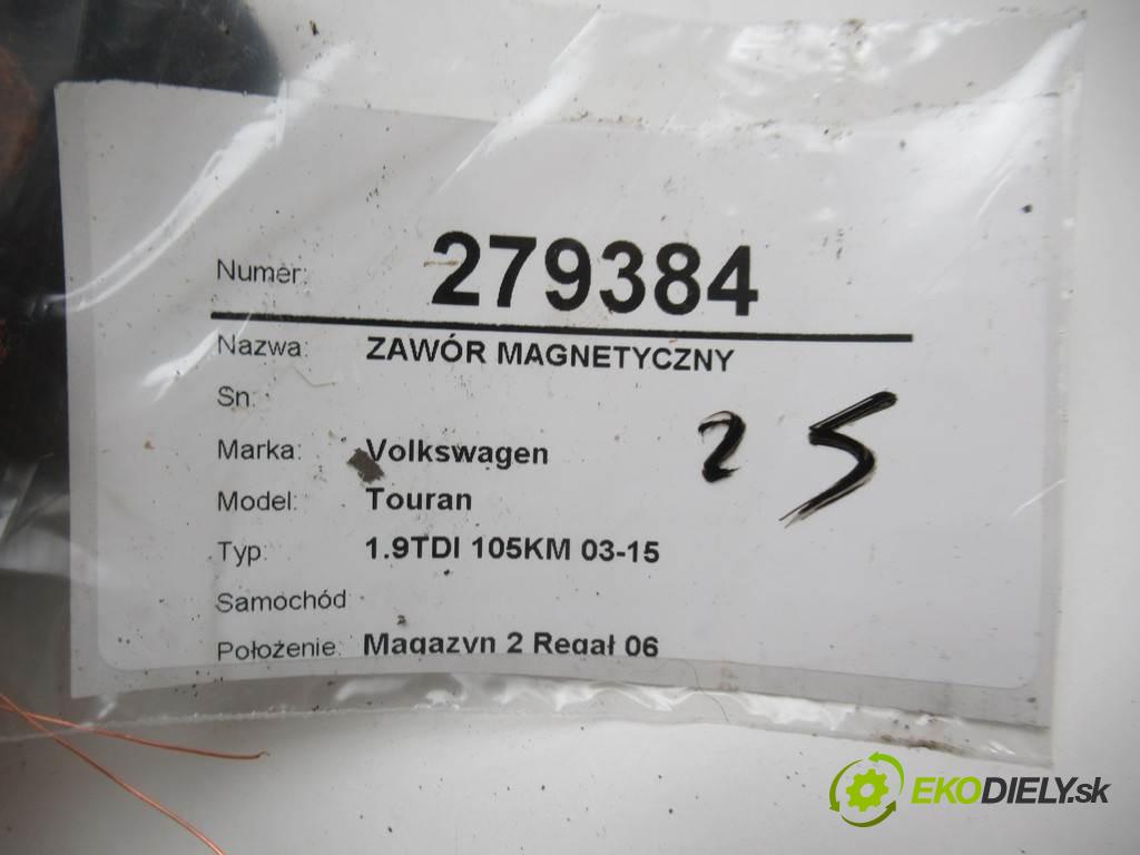 Volkswagen Touran    1.9TDI 105KM 03-15  Ventil magnetický 6Q0906625 (Ostatné)