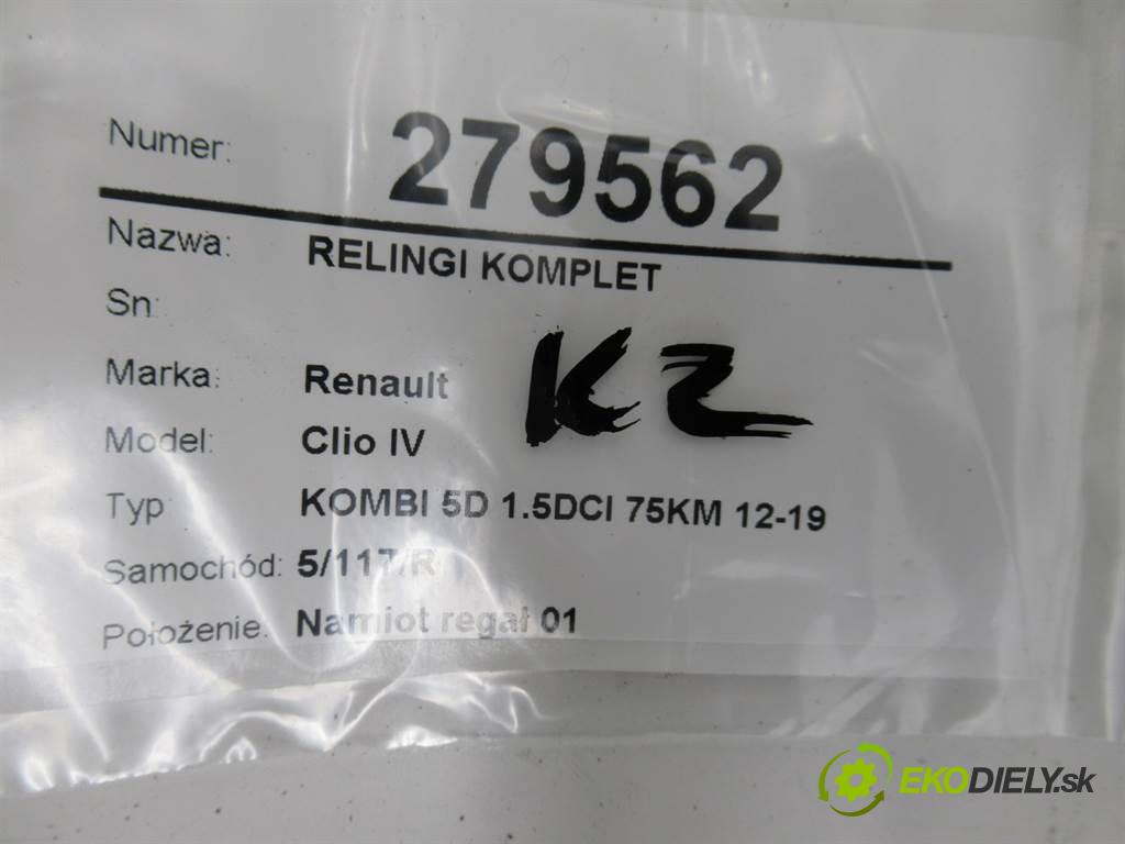 Renault Clio IV  2017 55KW KOMBI 5D 1.5DCI 75KM 12-19 1500 Nosiče -  (Strešné lyžiny)