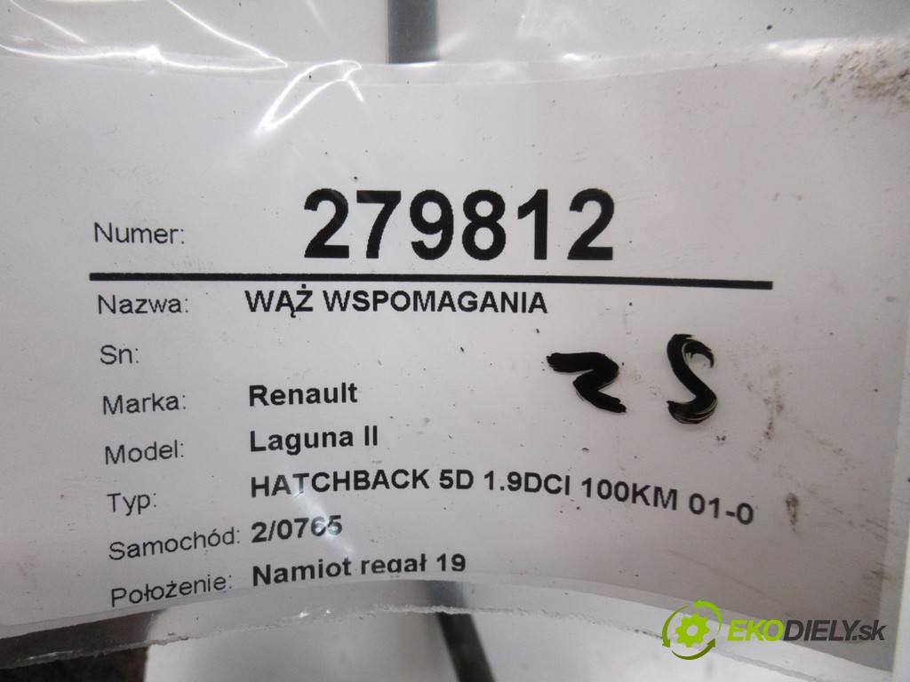 Renault Laguna II  2001 74 kW HATCHBACK 5D 1.9DCI 100KM 01-07 1900 hadica servočerpadlo 8200062503B (Rúrky, hadice servočerpadla)