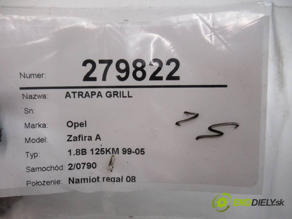 Opel Zafira A  2002  1.8B 125KM 99-05 1800 Mriežka maska 90580685 (Mriežky, masky)