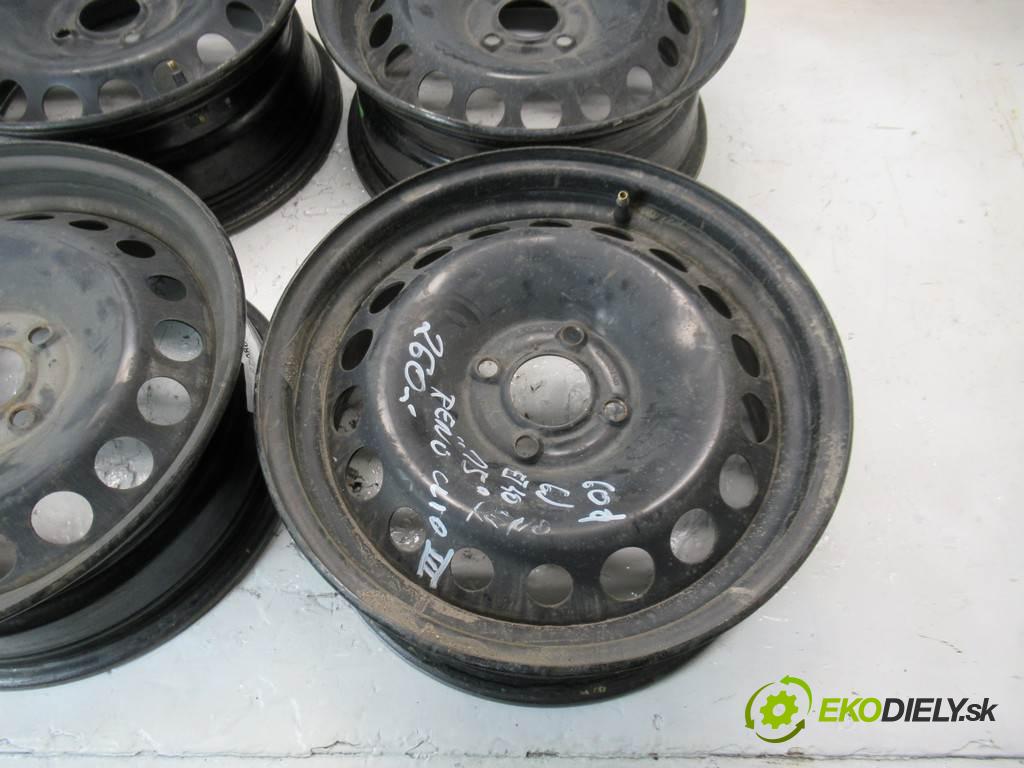 Renault Clio III    15 6J 4X100 ET40  disky plechové - 15  (Plechové)