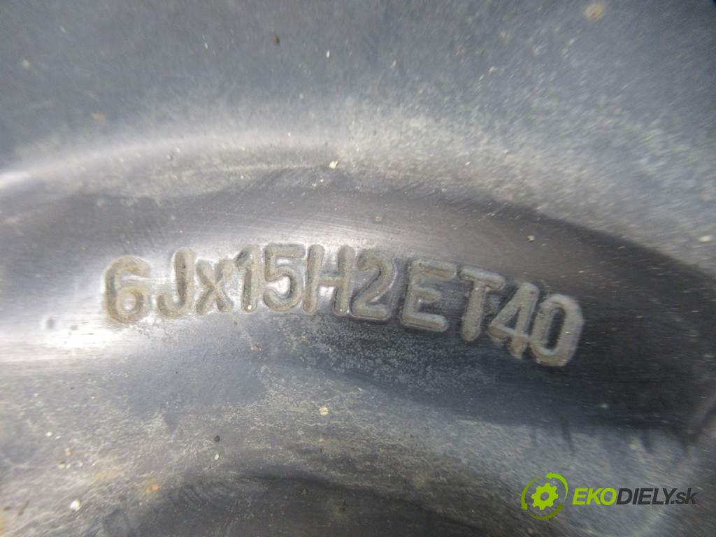 Renault Clio III    15 6J 4X100 ET40  disky plechové - 15  (Plechové)