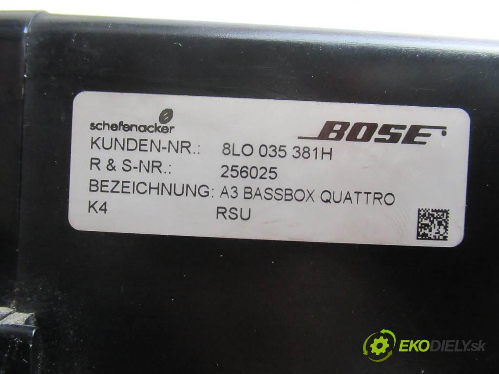 Audi A3 8L FL    HATCHBACK 3D 1.9TDI 130KM 00-03  reproduktory Bose - 8L0035381H 8D0035412A