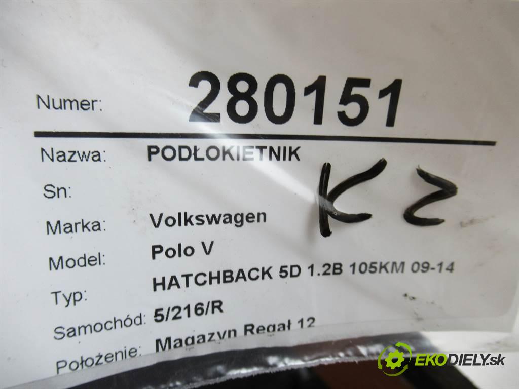 Volkswagen Polo V  2011 77KW HATCHBACK 5D 1.2B 105KM 09-14 1197 Lakťová opierka  (Lakťové opierky)
