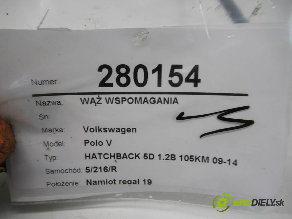 Volkswagen Polo V  2011 77KW HATCHBACK 5D 1.2B 105KM 09-14 1197 hadica servočerpadlo  (Rúrky, hadice servočerpadla)