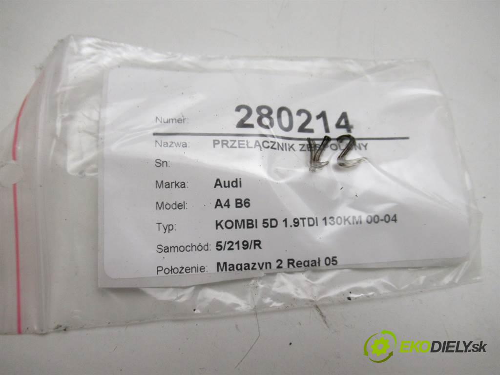 Audi A4 B6  2003 96 kW KOMBI 5D 1.9TDI 130KM 00-04 1900 Prepínač kombinovaný 8E0953549N (Prepínače, spínače, tlačidlá a ovládače kúrenia)