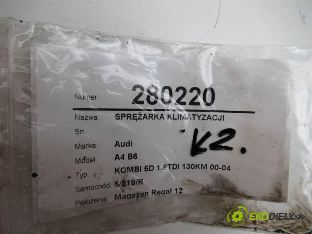 Audi A4 B6  2003 96 kW KOMBI 5D 1.9TDI 130KM 00-04 1900 Kompresor klimatizácie GE447220-9530 (Kompresory klimatizácie)