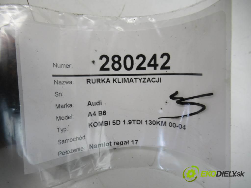 Audi A4 B6    KOMBI 5D 1.9TDI 130KM 00-04  rúrka klimatizace 8E0260707BE (Rozvody klimatizace)