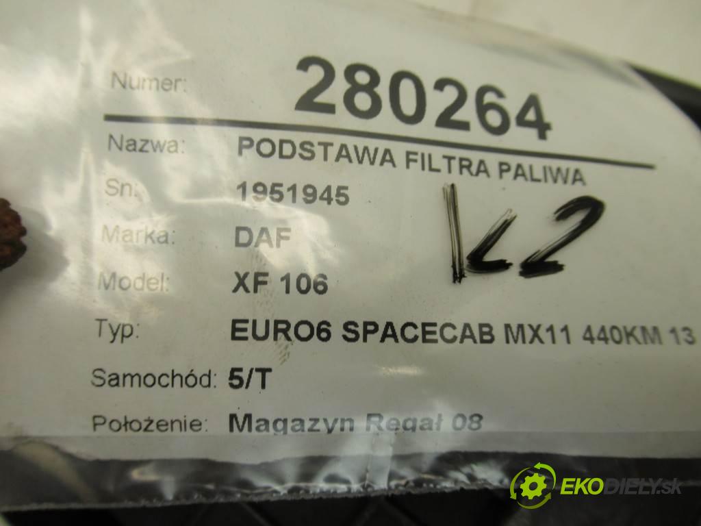DAF XF 106  2013  EURO6 SPACECAB MX11 440KM 13- 11000 Obal filtra paliva 1951945 (Obaly filtrov paliva)